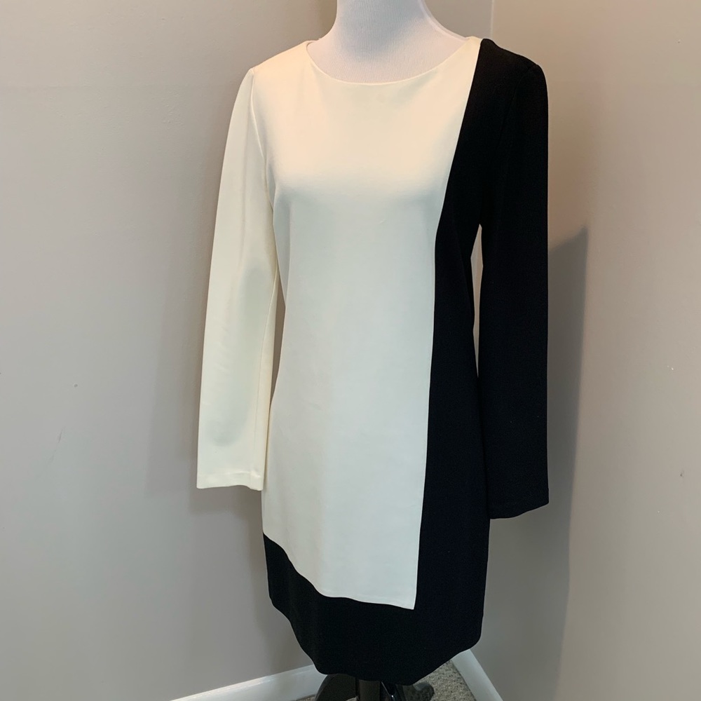 Trina Turk Black and White Dress
